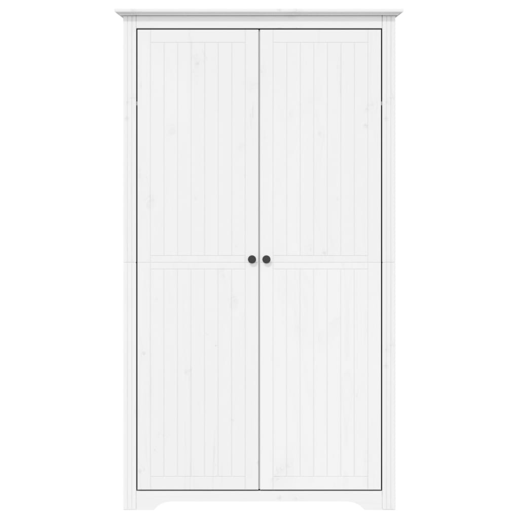 Wardrobe BODO White 101x52x176.5 cm Solid Wood Pine