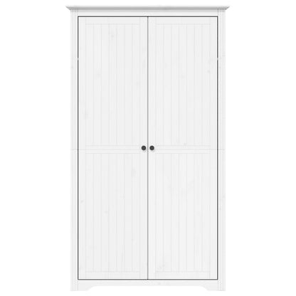 Wardrobe BODO White 101x52x176.5 cm Solid Wood Pine