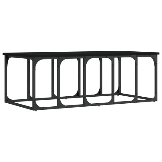 Coffee Table Black 100x50x35.5 cm Engineered Wood