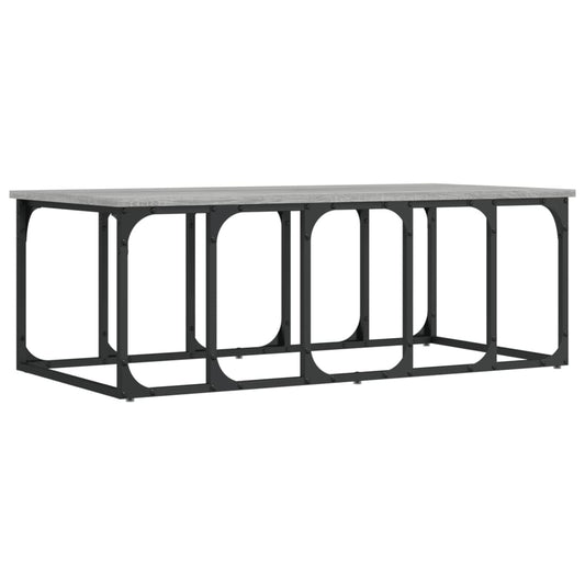 Coffee Table Grey Sonoma 100x50x35.5 cm Engineered Wood