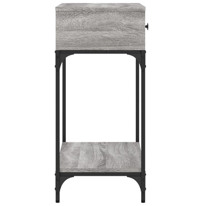 Console Table Grey Sonoma 75x34,5x75 cm Engineered Wood