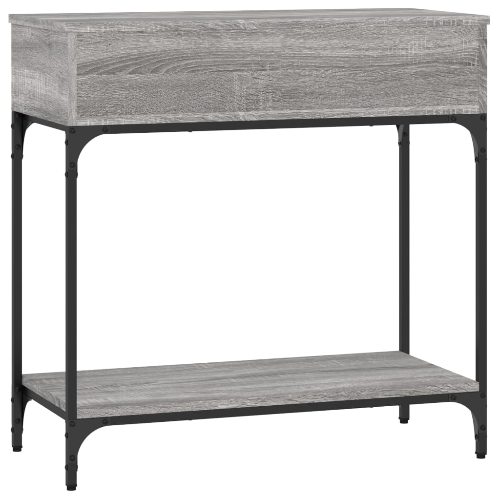 Console Table Grey Sonoma 75x34,5x75 cm Engineered Wood