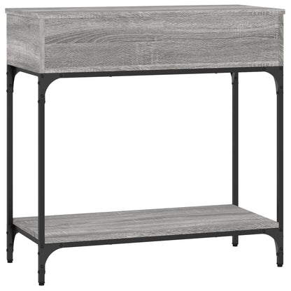 Console Table Grey Sonoma 75x34,5x75 cm Engineered Wood