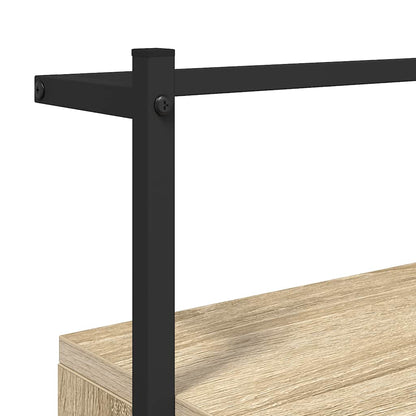 Bedside Cabinet Wall-mounted Sonoma Oak 35x30x51 cm Engineered Wood
