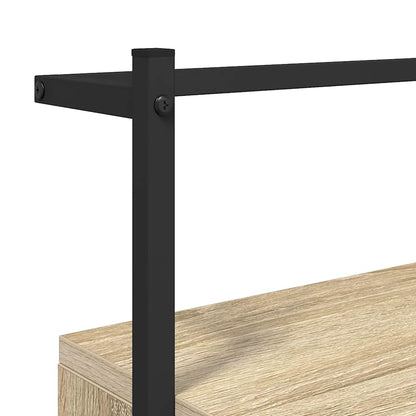 Bedside Cabinets Wall-mounted 2 pcs Sonoma Oak 35x30x51 cm Engineered Wood