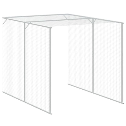 Chicken Cage | Light Grey | Galvanised Steel | Large | Durable