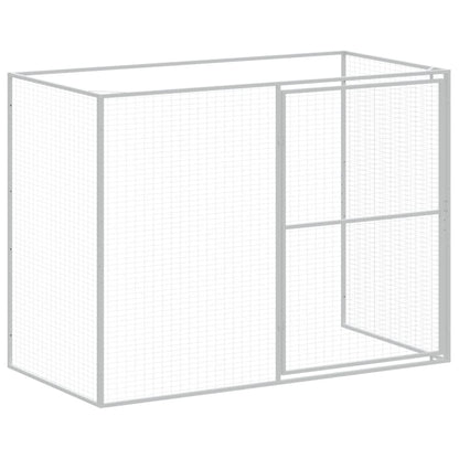 vidaXL Dog House Anthracite Galvanized Steel Tough Dog House