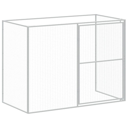 vidaXL Dog House Anthracite Galvanized steel Large Durable Dog House