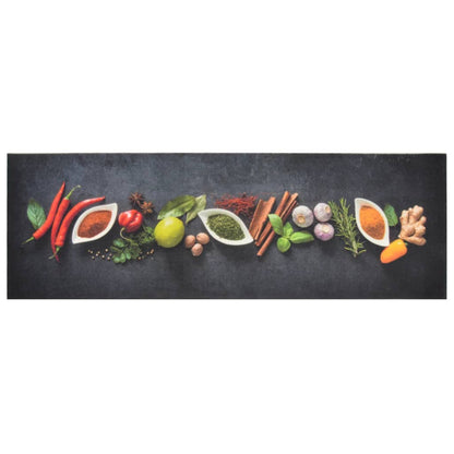Kitchen Rug | Multicoloured | Velvet (100% polyamide), Latex