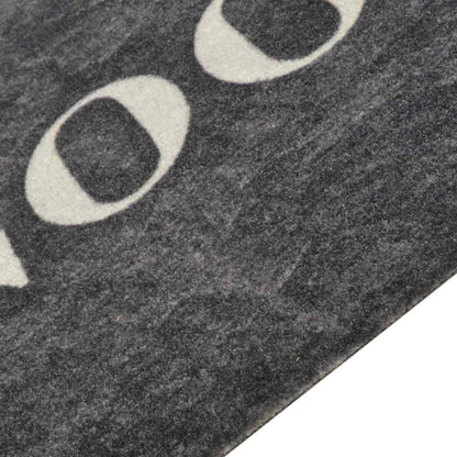 Kitchen Rug | Black | Velvet | 60x300 cm | Non-slip | Kitchen Rug