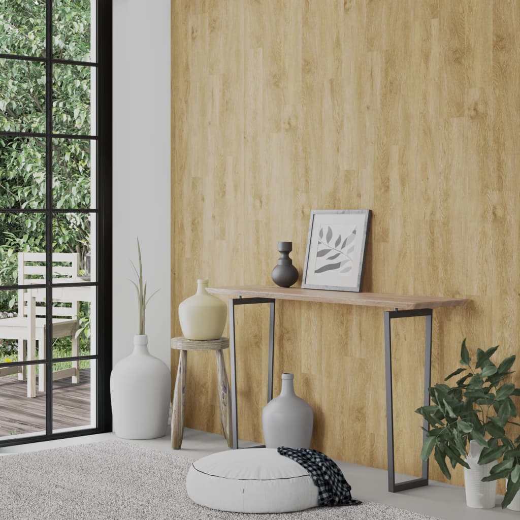 Wall Panels Wood Look Brown PVC 4,12 m²