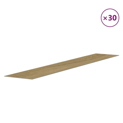 Wall Panels Wood Look Brown PVC 4,12 m²
