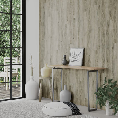 Wall Panels Wood Look Grey PVC 4,12 m²