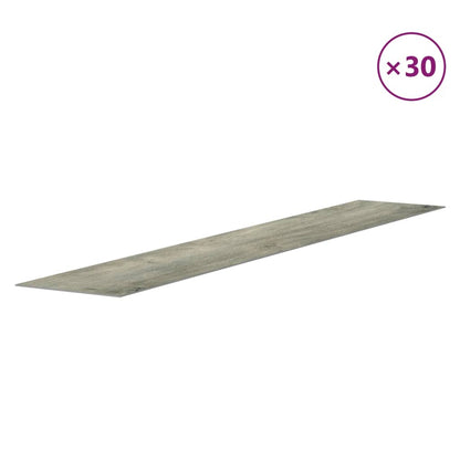 Wall Panels Wood Look Grey PVC 4,12 m²