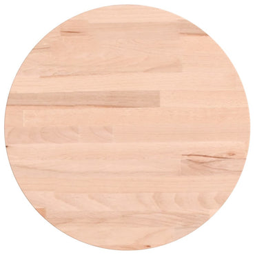 Table Top Ø30x1.5 cm Round Solid Wood Beech