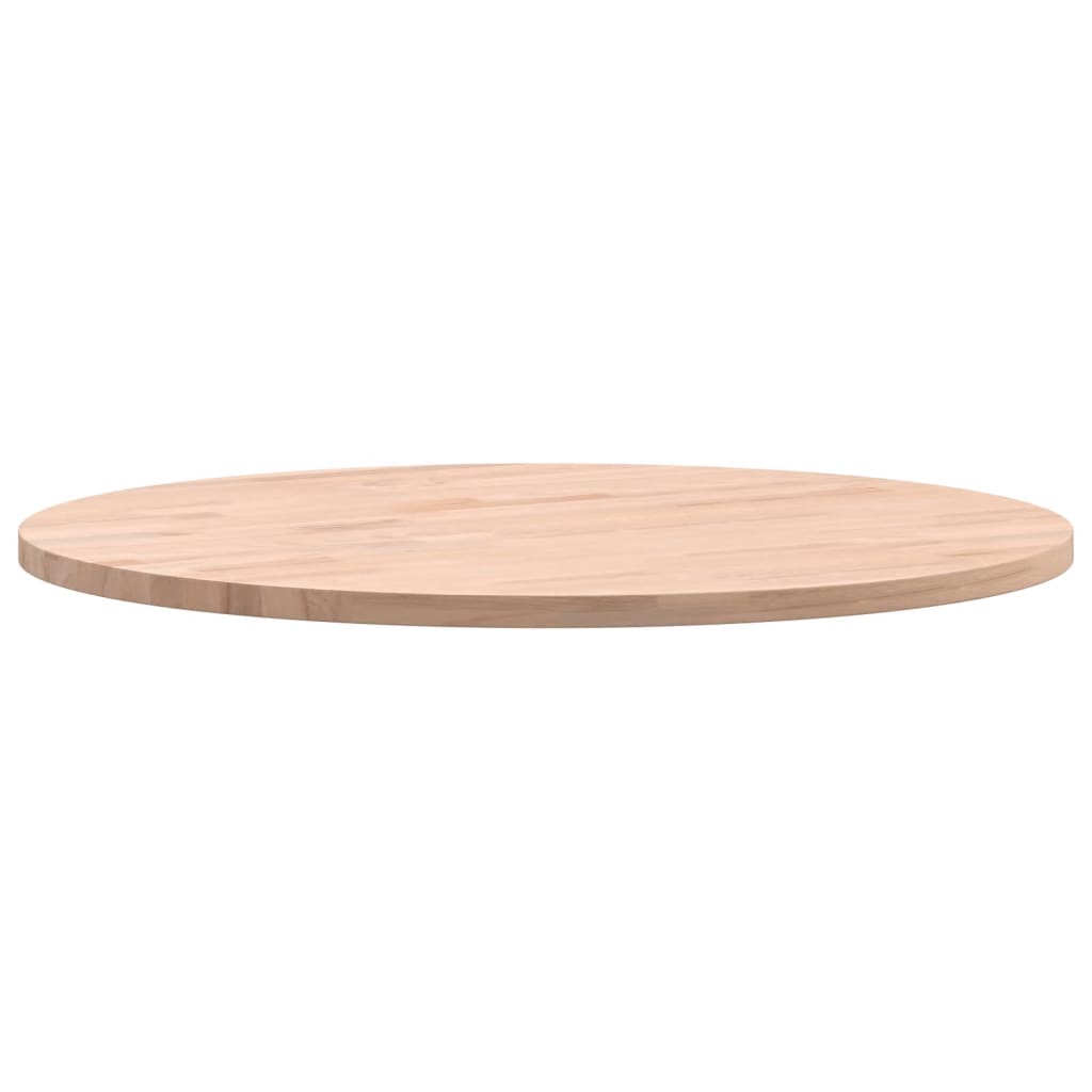 Table Top Ø50x1.5 cm Round Solid Wood Beech