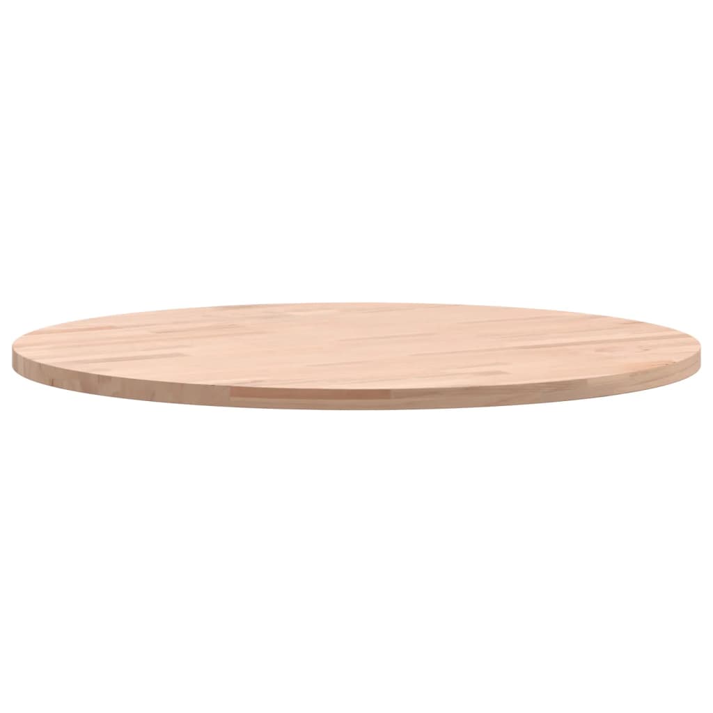 Table Top Ø50x1.5 cm Round Solid Wood Beech