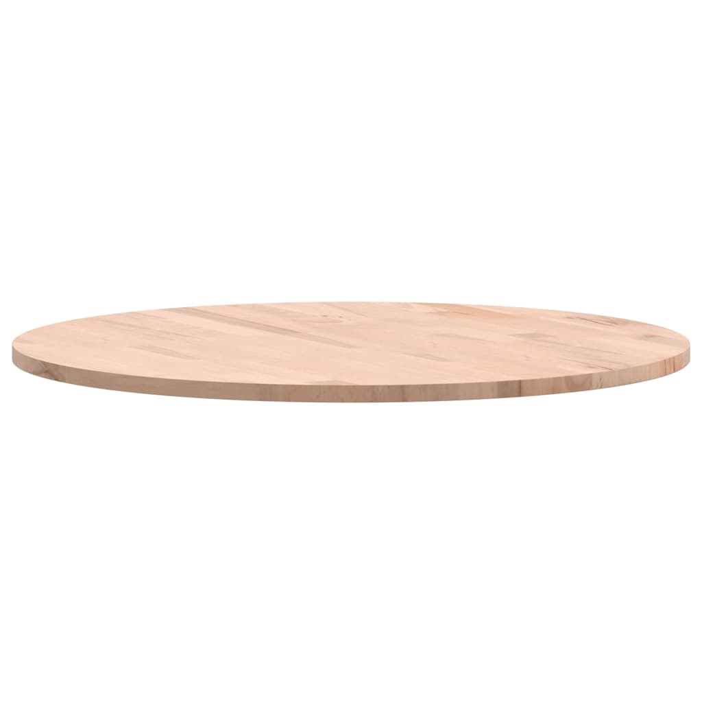 Table Top Ø60x1.5 cm Round Solid Wood Beech
