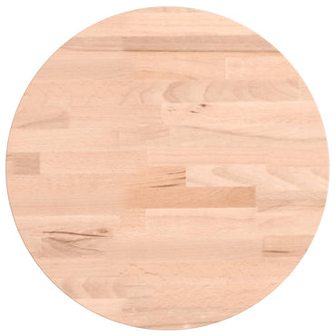 Table Top Ø30x2.5 cm Round Solid Wood Beech