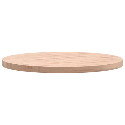 Table Top Ø50x2.5 cm Round Solid Wood Beech