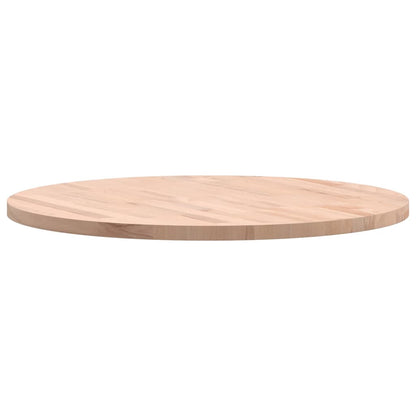 Table Top Ø70x2.5 cm Round Solid Wood Beech