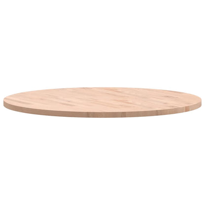 Table Top Ø90x2.5 cm Round Solid Wood Beech