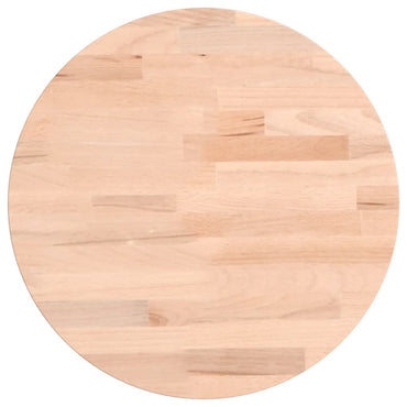 Table Top Ø30x4 cm Round Solid Wood Beech