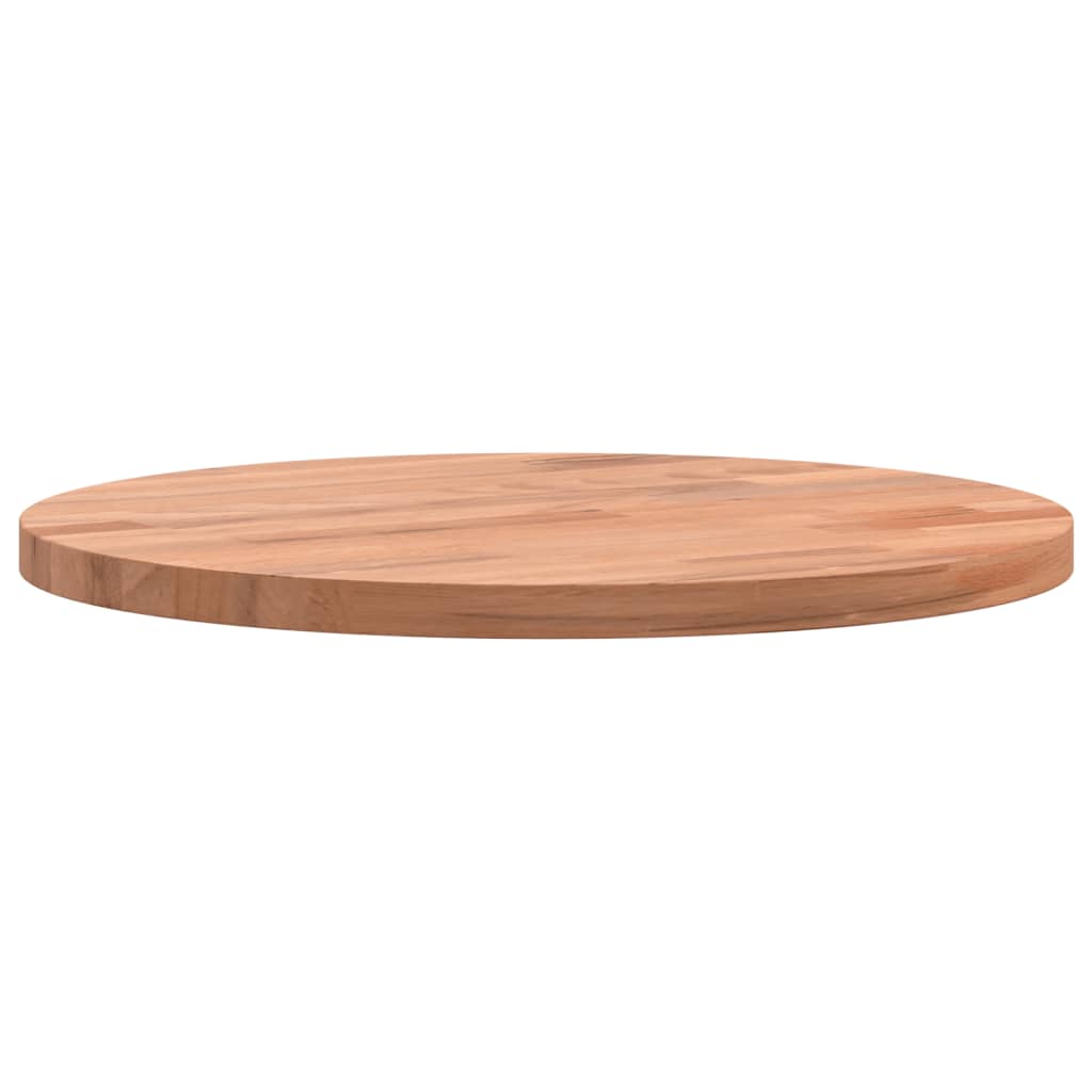 Table Top Ø30x1.5 cm Round Solid Wood Beech