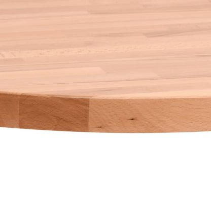 Table Top Ø40x1.5 cm Round Solid Wood Beech