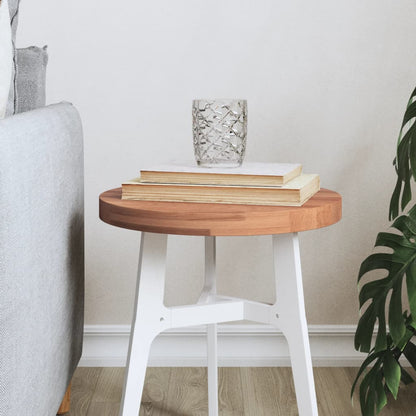 Table Top Ø30x2.5 cm Round Solid Wood Beech