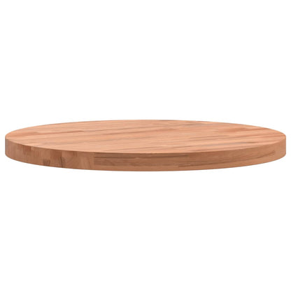 Table Top Ø40x2.5 cm Round Solid Wood Beech