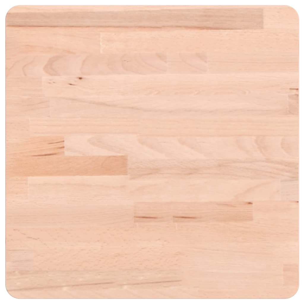 Table Top 40x40x1.5 cm Square Solid Wood Beech