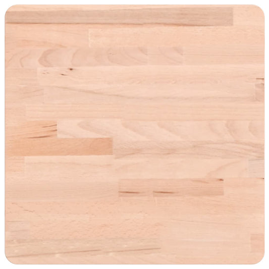 Table Top 40x40x1.5 cm Square Solid Wood Beech