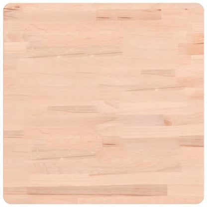 Table Top 50x50x1.5 cm Square Solid Wood Beech