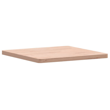 Table Top 50x50x2.5 cm Square Solid Wood Beech