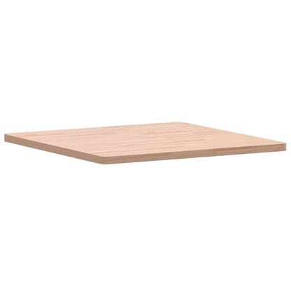 Table Top 70x70x2.5 cm Square Solid Wood Beech