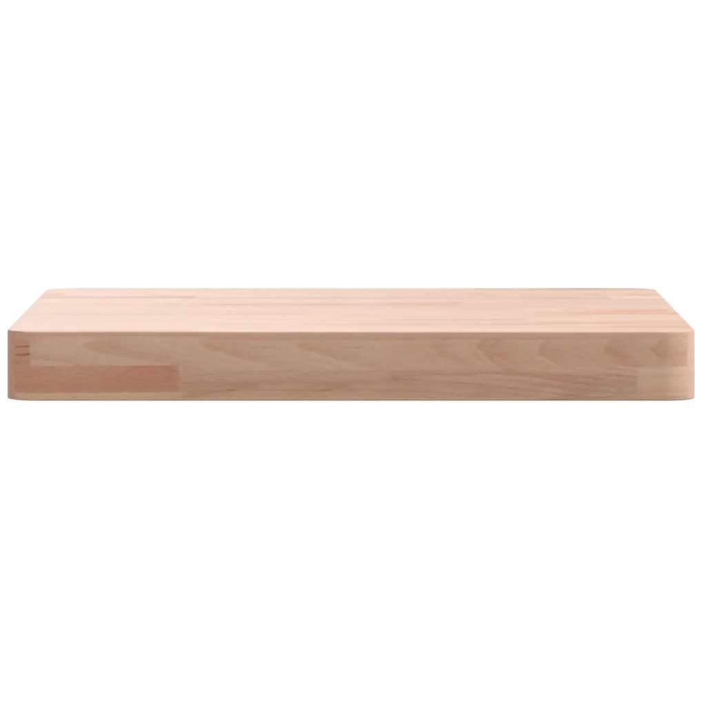 Table Top 40x40x4 cm Square Solid Wood Beech