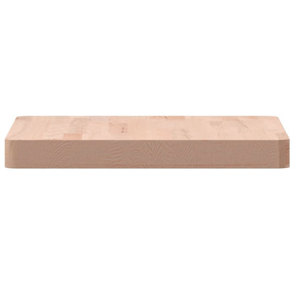 Table Top 40x40x4 cm Square Solid Wood Beech