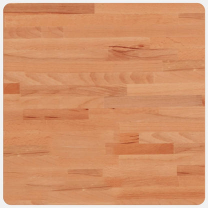 Table Top 50x50x1.5 cm Square Solid Wood Beech