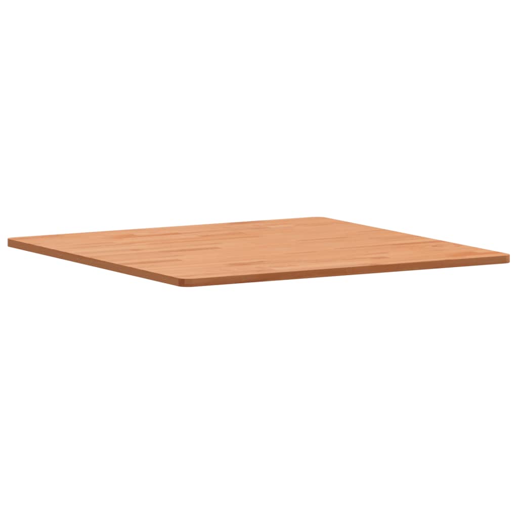 Table Top 70x70x1.5 cm Square Solid Wood Beech