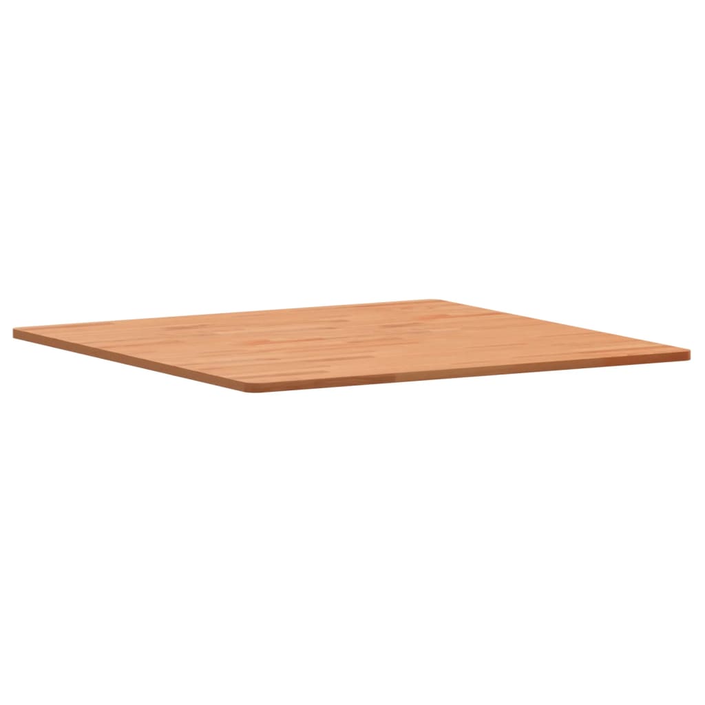 Table Top 80x80x1.5 cm Square Solid Wood Beech