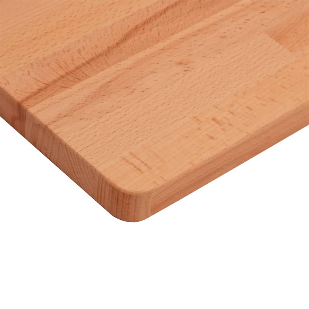 Table Top 80x80x1.5 cm Square Solid Wood Beech