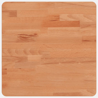 Table Top 40x40x2.5 cm Square Solid Wood Beech
