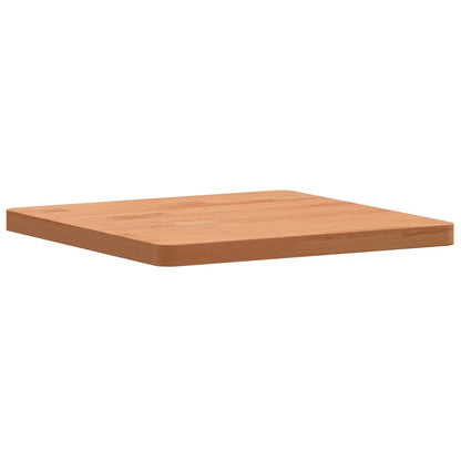 Table Top 40x40x2.5 cm Square Solid Wood Beech