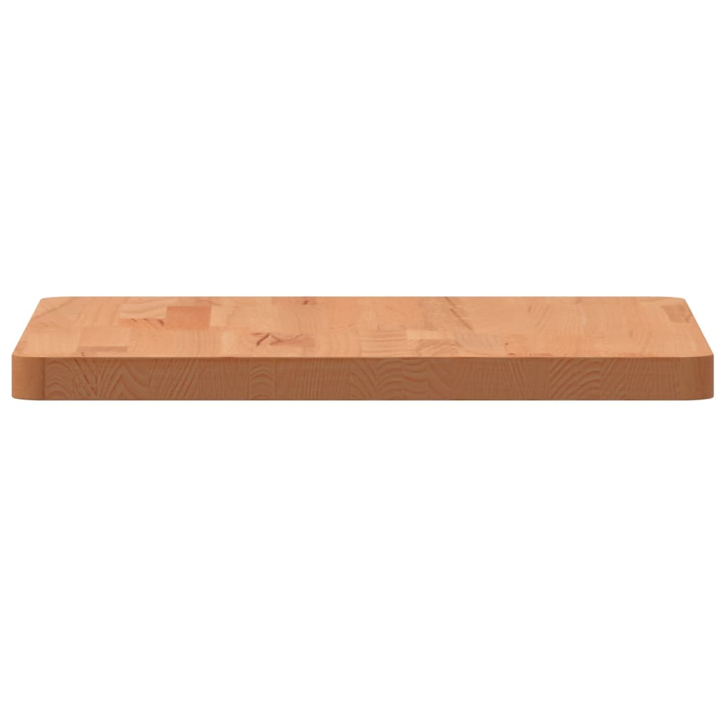 Table Top 40x40x2.5 cm Square Solid Wood Beech