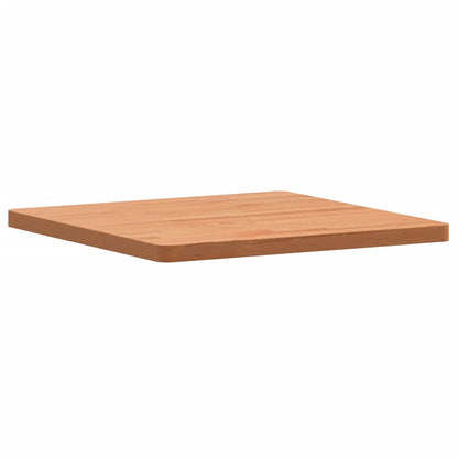 Table Top 50x50x2.5 cm Square Solid Wood Beech