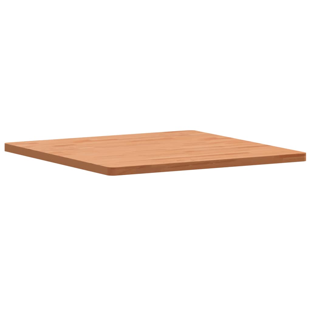 Table Top 70x70x2.5 cm Square Solid Wood Beech
