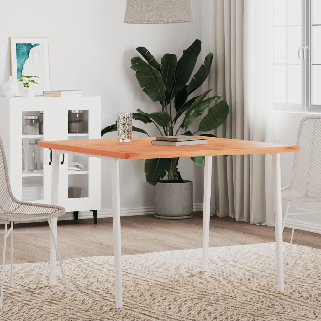 Table Top 90x90x2.5 cm Square Solid Wood Beech