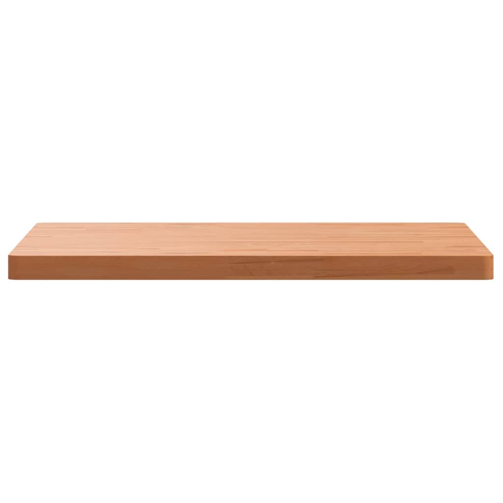 Table Top 80x80x4 cm Square Solid Wood Beech