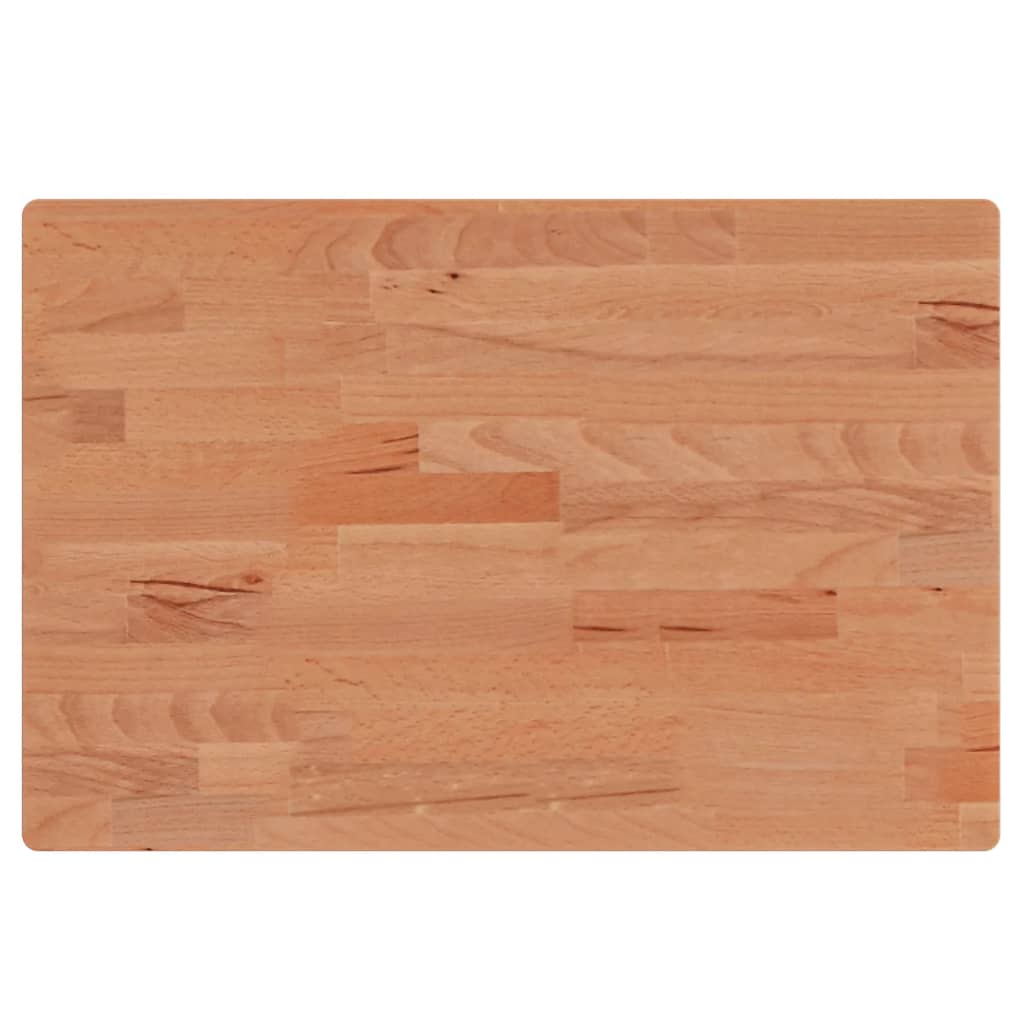 Bathroom Countertop 60x40x1.5 cm Solid Wood Beech